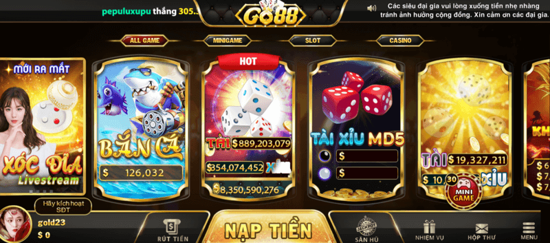 Slot game nổ hũ thắng siêu lớn